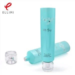 아크릴 캡이있는 화장품 튜브